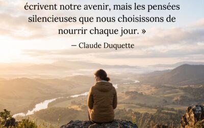 Vos pensées = votre futur